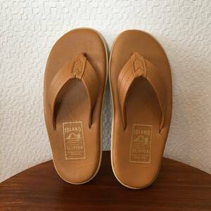 25.0cm（US 7）｜ ISLAND SLIPPER アイランド スリッパ PB202 RUST サンダル スムースレザー ハワイ オアフ (新品)(即決)(正規品)