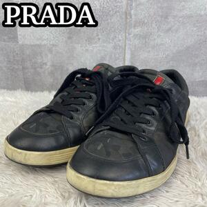 プラダスポーツ　スニーカー　カモフラージュ　サイズ5 ブラック　PRADA 26cm相当