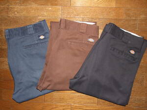 Dickies/ディッキーズ*874*ワークパンツ*3本セット*size 34/32*ワークカーペンター作業MCアメカジ古着