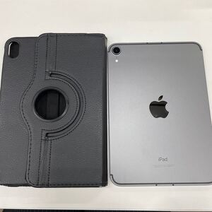 B1257【中古品】/ MK8F3J/A 256GB iPad mini 第6世代 Cellular Wi-Fi モデル SIMフリー 8.3インチ Apple タブレット