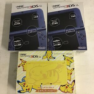 25【使用感あり】 任天堂 Nintendo Newニンテンドー3DS 本体 3点まとめ (60)