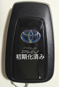 初期化済トヨタ純正 スマートキー3ボタンZVW52プリウスPHV 基盤番号231451-0351 007-AD0027 14FAF 新品電池サービス①