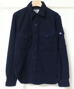 旧タグ Engineered Garments エンジニアードガーメンツ CPO Shirt ウール シャツ ジャケット XS 紺