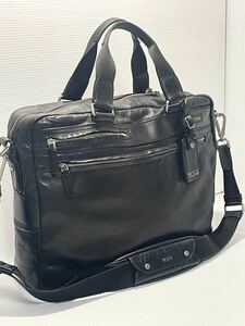 T232■極美品 トゥミ TUMI オールレザー ショルダーバッグ ビジネスバッグ ブリーフケース2way キャリーケースセットアップ 新品定価8万円