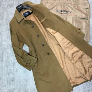 完全頂点カシミヤ100%!!定価35万◎Burberry Collection/バーバリー◎pure cashmere 最高級ステンカラーコート コート メンズ 人気キャメル!