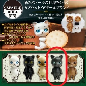 新品未開封 CAPSULE DOLL 　グレー　カプセルドール 