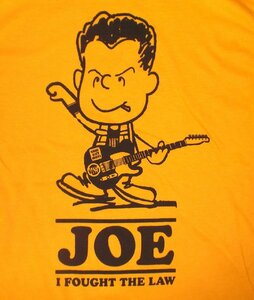 ★ピーナッツ パロディ Tシャツ ジョー ストラマー Joe Strummer 黄 - M punk パンク ロック バンド スヌーピー