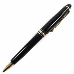 極美品●MONTBLANC モンブラン マイスターシュテュック クラシック ツイスト式 ホワイトスター ボールペン ブラック ゴールド　筆記確認済