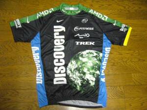 ☆ナイキ NIKE Discovery 07 Green Jersey グリーン ジャージ1/2Zipp 半袖 L