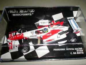 PMA 1/43 PANASONIC パナソニック TOYOTA TF104 NO16 C.ダ マッタ