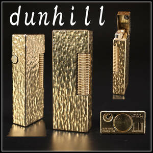 【秀】ZB512 【dunhill】 ダンヒル ガスライター ゴールド／美品！ｒ