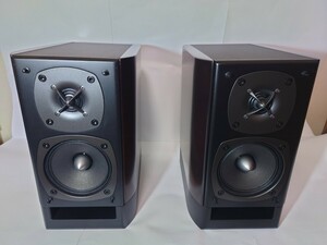 （中古）オンキョー ONKYO D112NFX（D）ブラウン ハイレゾスピーカー ブックシェルフ　ペア （音出し確認済み）