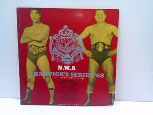 w37【日本プロレス/パンフ】「NWAチャンピオンシリーズ1968」ジャイアント馬場アントニオ猪木ジンキニスキー