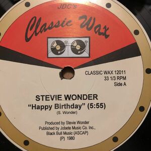12’ Stevie Wonder-Happy Birthday/Dennis Edwards