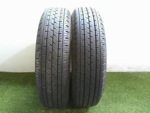 中古 145/80R13 82/80N LT BRIDGESTONE ブリヂストン エコピア R710 2本 2021年製 5,5ミリ