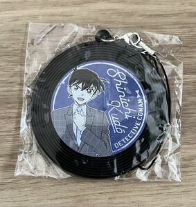 ◆名探偵コナン 工藤新一 レコード ラバーストラップ ラバーマスコット ラバスト ラバマス 未使用品