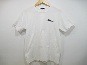 CDG/シーディージー コムデギャルソン ロゴプリント Tシャツ SZ-T029 メンズ サイズ : M ホワイト