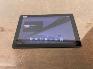 I # SONY Xperia Z4 Tablet ストレージ32GB ブラック SGP712JP/B 初期化済み