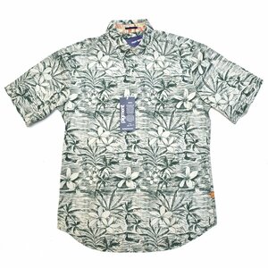 未使用 REYN SPOONER レインスプーナー PLUMERIA　COVE アロハシャツ ALOHA SHIRT Sサイズ 半袖 R177 メンズ M967023