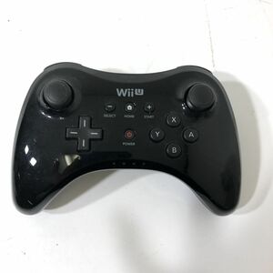 動作確認済み 任天堂 ニンテンドー Wii U WUP-005 コントローラー ブラック クラコン 【送料無料】AAA0001小7129/0829