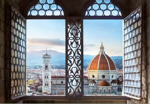 ED 18640 1000ピース ジグソーパズルスペイン発売 イタリア、フィレンツェの景色 Views of Florence, Italy