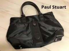 SALE【美品】Paul Stuart バッグ　ナイロン　革　ブラック