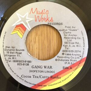 送料無料★レア ビックコンビネーション!! GANG WAR / Cocoa Tea & Cutty Ranks★大量出品中