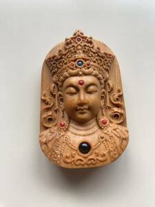 送料無料　仏教美術 多羅菩薩古美術 仏像 サイズ6×4cm