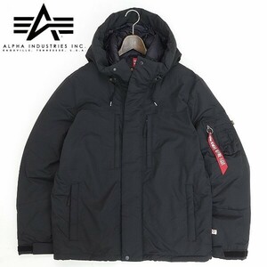 新品◆ALPHA INDUSTRIES アルファ インダストリーズ AVALANCHE PRK PRIMALOFT アバランチ パーカー プリマロフト 中綿 ジャケット 黒 XL