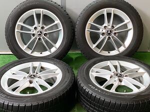 【美品 バリ溝スタッドレス！】ベンツ W177 Aクラス 純正 16in 6.5J+44 PCD112 ウインターマックス 205/55R16 W247 Bクラス C118 CLAクラス