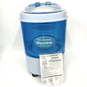 金21 ポータブル 洗濯機 MWM1000 三金商事 容量 1.8kg 水流式 mini washing machine 小型洗濯機 コンパクト 通電確認済み