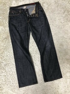 美品◆BANANA REPUBLIC バナナリパブリック ブラック　デニムパンツ ジーンズ 33 黒