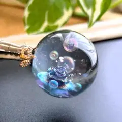 宇宙玉：薔薇02（22mm)水晶入り【試作価格】