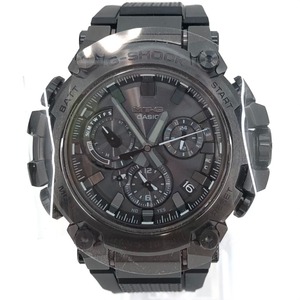 05w05044★1円~ ジーショック G-SHOCK MT-G Bluetooth搭載ソーラー電波時計 ブラック メンズ 腕時計 MTG-B3000B-1AJF 中古品