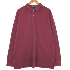 古着 ラルフローレン Ralph Lauren POLO by Ralph Lauren 長袖 ポロシャツ メンズXL /eaa423442