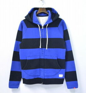 BEDWIN ベドウィン L/S OG BORDER ZIP UP HOODED SWEAT ANTHONY オリジナルボーダージップアップフーデッドスウェット 2(M) PARKA パーカー