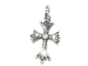 ☆本物 正規品 ロイヤルオーダー Camerlengo Cross Charm w/ CZ カメルレンゴ クロス チャーム ペンダントトップ シルバー925☆