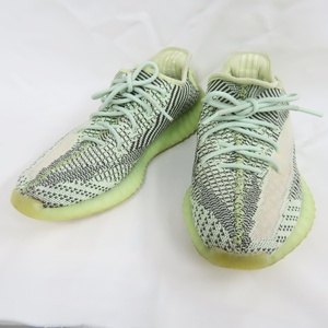 Ts567871 アディダス 靴 YEEZY BOOST 350 V2 イージーブースト FW5191 黄緑色系 ＃28ｃｍ adidas 中古