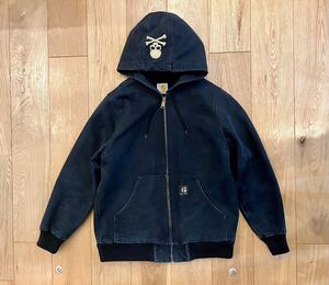 ◎限定◎別注◎名作◎超希少◎レア MASTERMIND JAPAN×Carhartt マスターマインドジャパン×カーハート アクティブジャケット ダック 黒