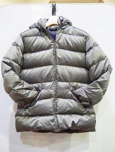 【質Banana】中古 MONCLER/モンクレール ダウンジャケット サイズ1 旧モデル 青ラベル グレー ビンテージ♪