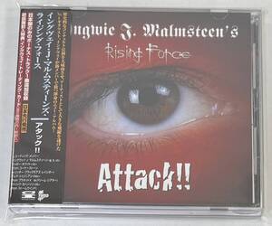 M6175◆イングウェイ・J・マルムスティーンズ・ライジング・フォース◆アタック!!(1CD)帯付き日本盤/スウェーデン産孤高の天才ギタリスト