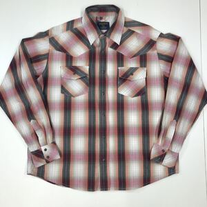 WOOLRICH ウールリッチ　長袖　ウエスタンシャツ　チェック柄　Lサイズ　211-54a