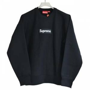 国内正規 新品 18AW SUPREME シュプリーム Box Logo Crewneck クルーネック スウェット ブラック M R2A-245400