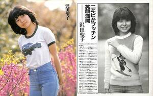 沢田聖子 雑誌 切り抜き 91P＆ピンナップ＆カード ★貴重！ほぼページ欠けなし ★説明欄にも画像あり