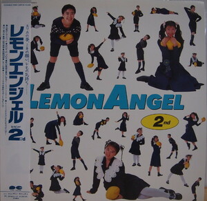 即決 9999円 LP 帯付 見本盤 プロモ レモンエンジェル LEMON ANGEL セカンド 2nd 絵本美希 島えりか 桜井智 アイドル