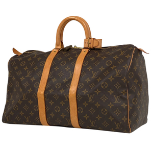 ルイ・ヴィトン Louis Vuitton キーポル 45 ハンドバッグ 旅行 出張 ビジネス ボストンバッグ モノグラム ブラウン M41428 レディース 中古