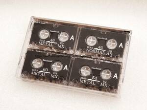 メタルカセットテープ ハイグレードノーマルカセットテープ マイクロカセットレコーダー用 4個1パック