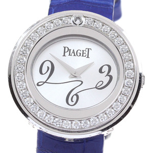 ピアジェ PIAGET P10275 ポセション K18WG ダイヤベゼル クォーツ レディース _834919