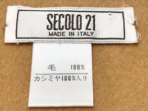 603S 新品未使用　SECOLO21 カシミア100% マフラー