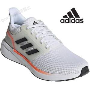 新品未使用 adidas 【28.5cm】EQ19 RUN ランニングシューズ スニーカー アディダス 運動 ウォーキング スポーツ 02036 白 ジョギング